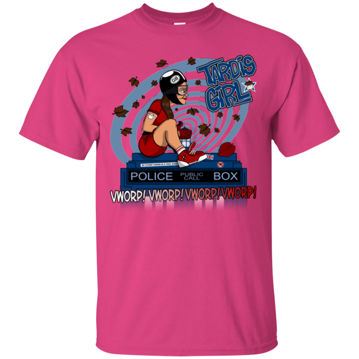 T-Shirts Heliconia / Small Tardis Girl T-Shirt