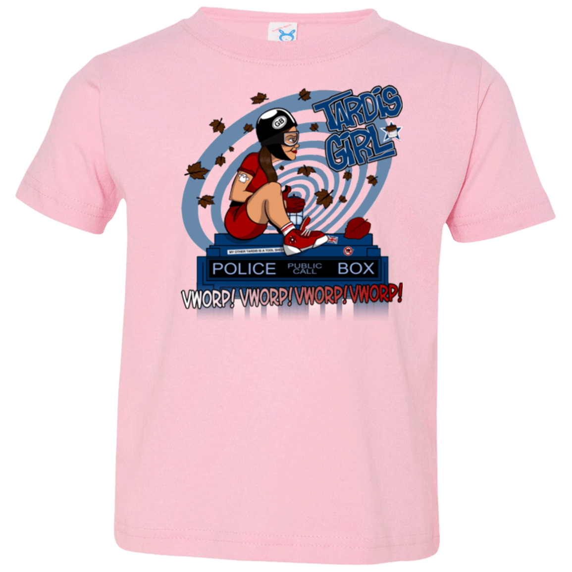 T-Shirts Pink / 2T Tardis Girl Toddler Premium T-Shirt