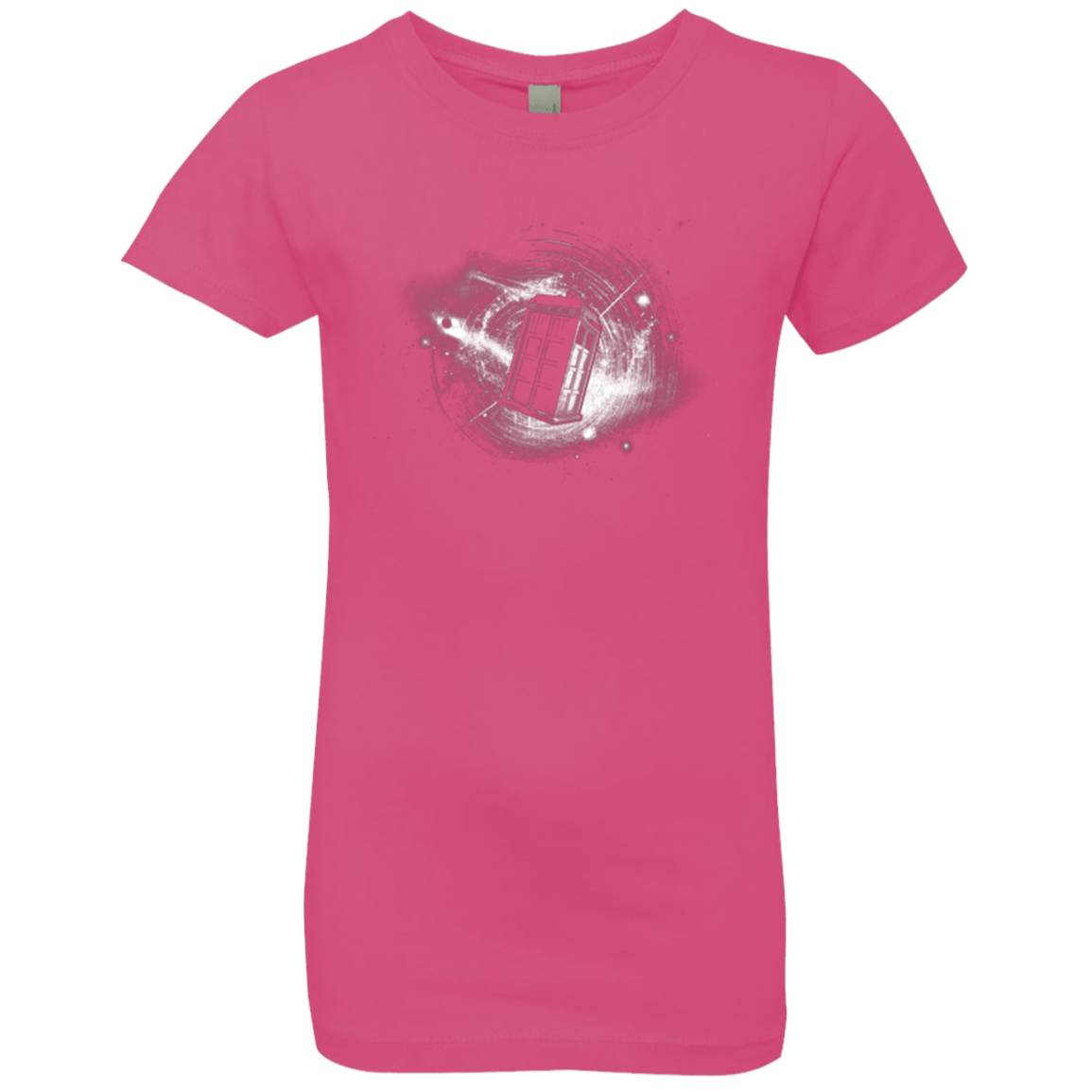 T-Shirts Hot Pink / YXS Tardis Girls Premium T-Shirt
