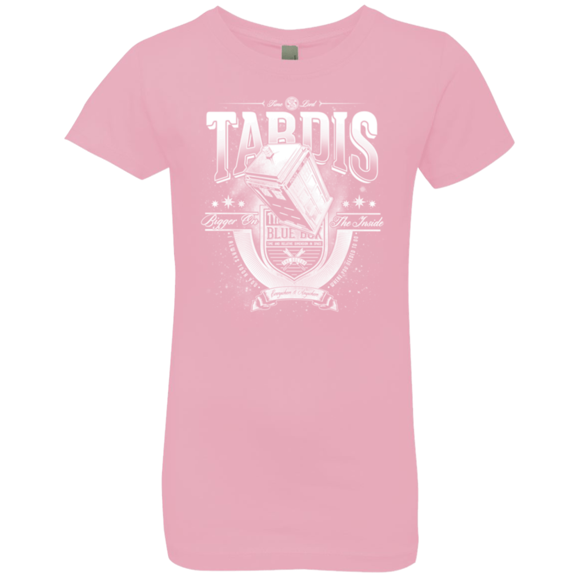 T-Shirts Light Pink / YXS Tardis Girls Premium T-Shirt