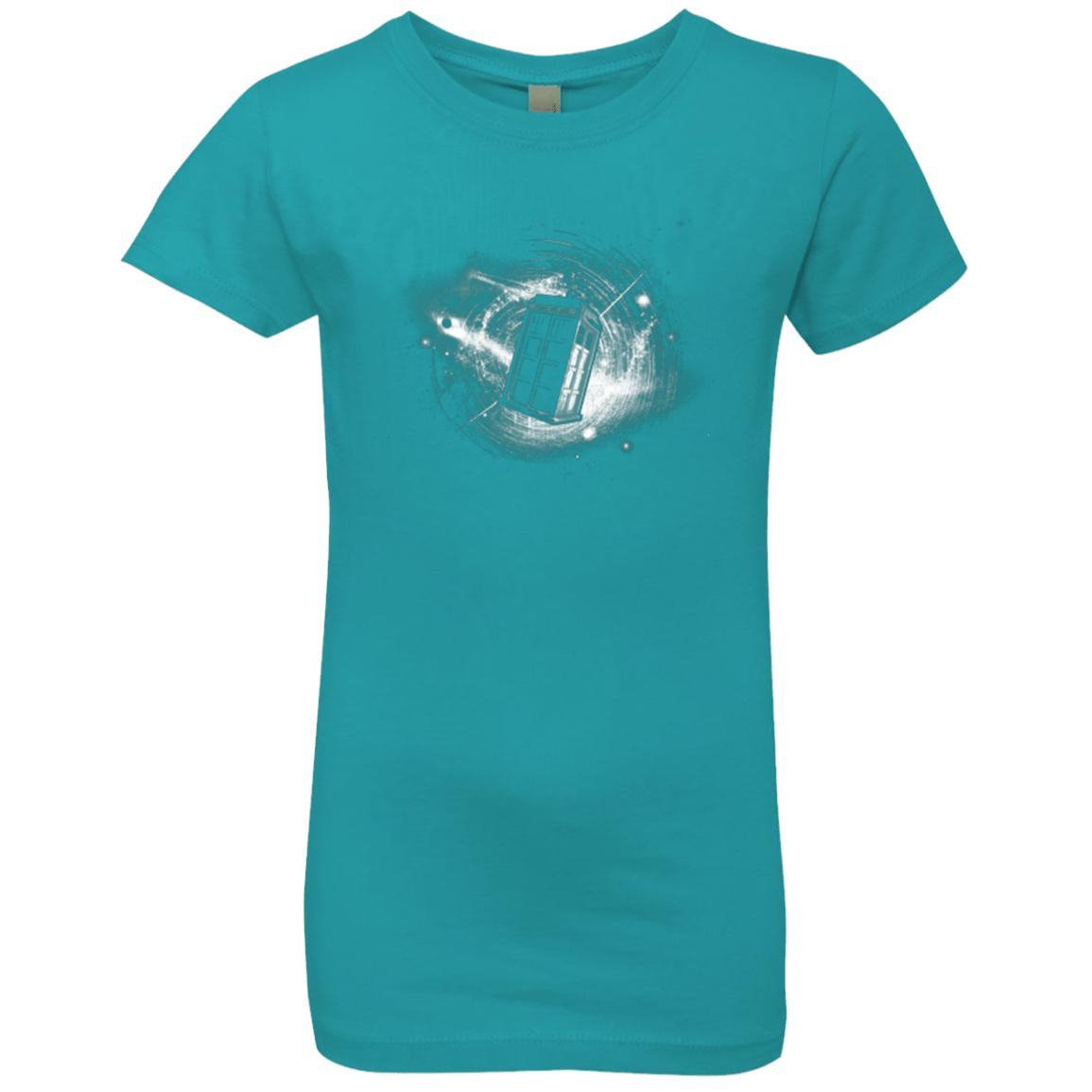 T-Shirts Tahiti Blue / YXS Tardis Girls Premium T-Shirt