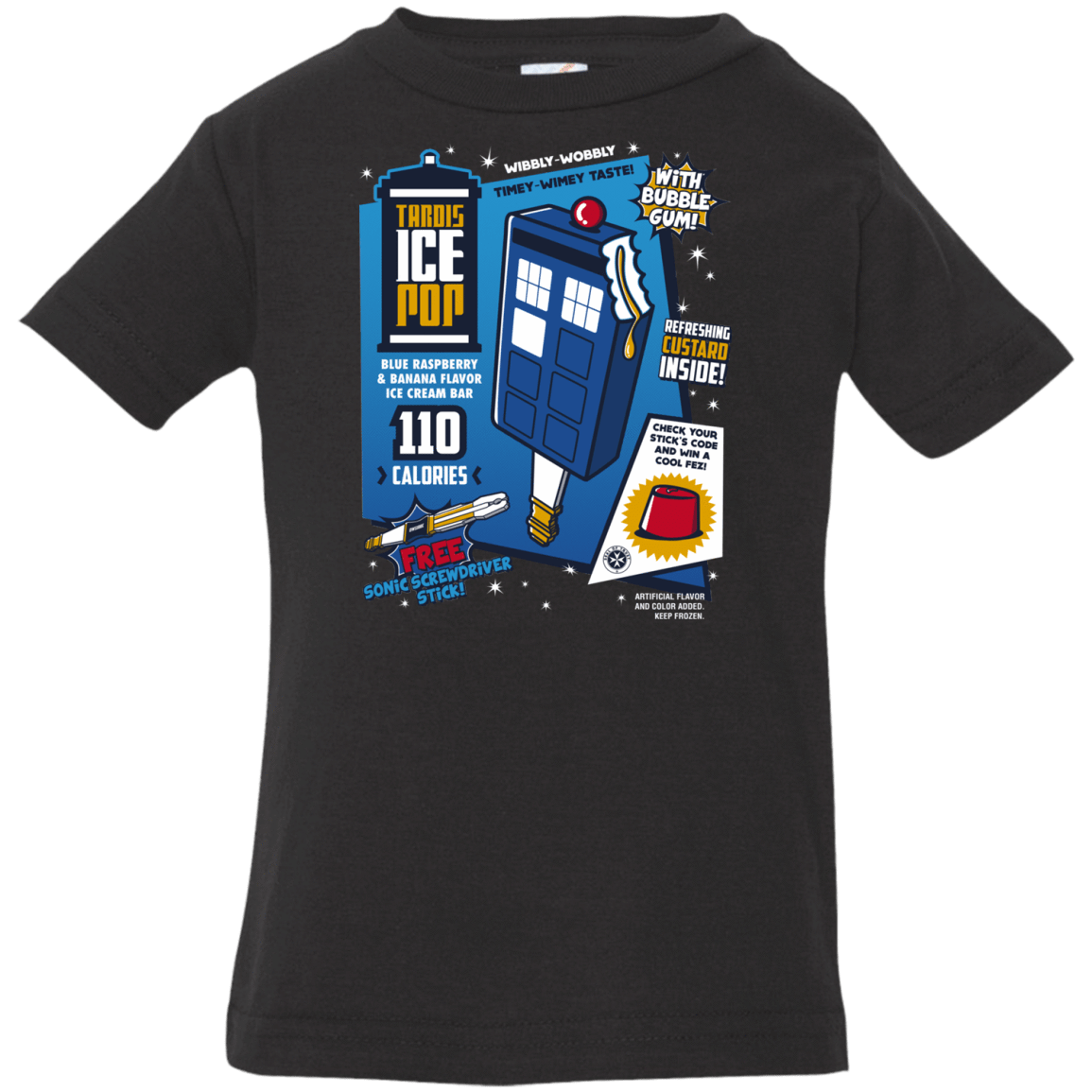 T-Shirts Black / 6 Months Tardis Ice Pop Infant Premium T-Shirt