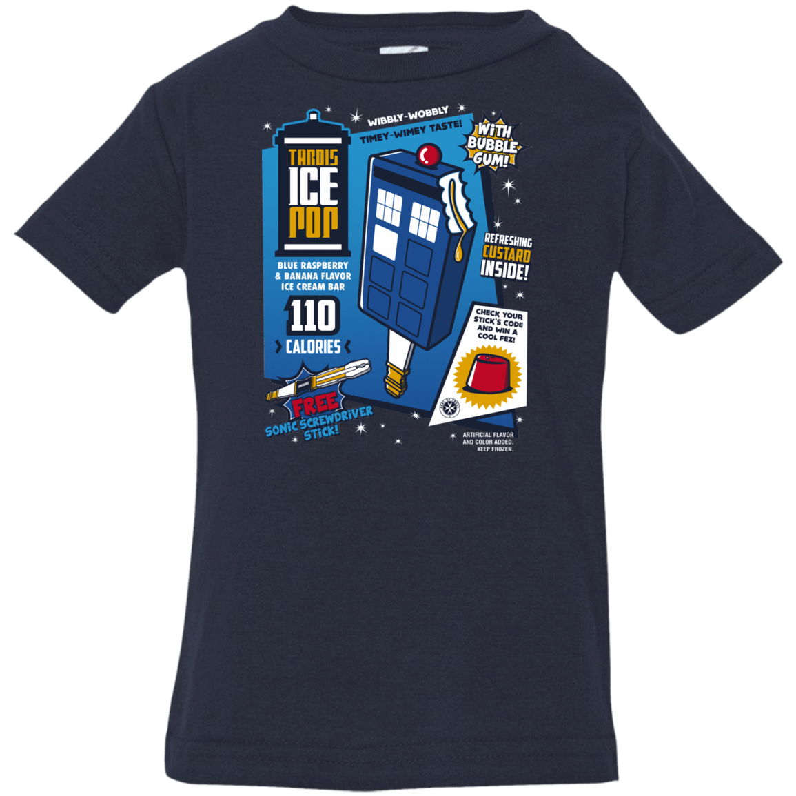 T-Shirts Navy / 6 Months Tardis Ice Pop Infant Premium T-Shirt