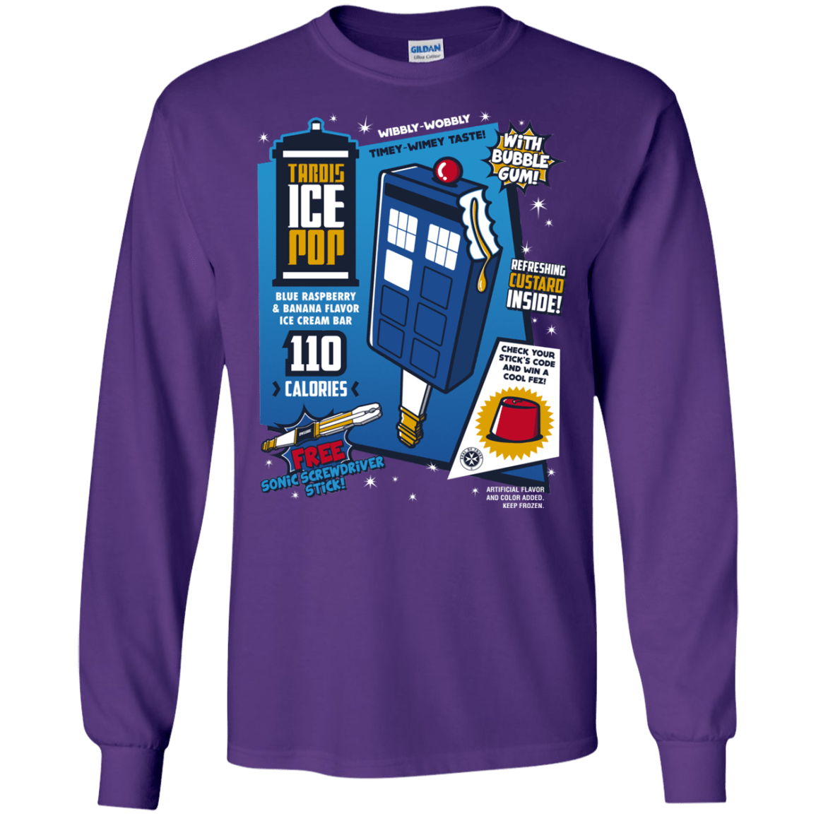Tardis Ice Pop Men's Long Sleeve T-Shirt