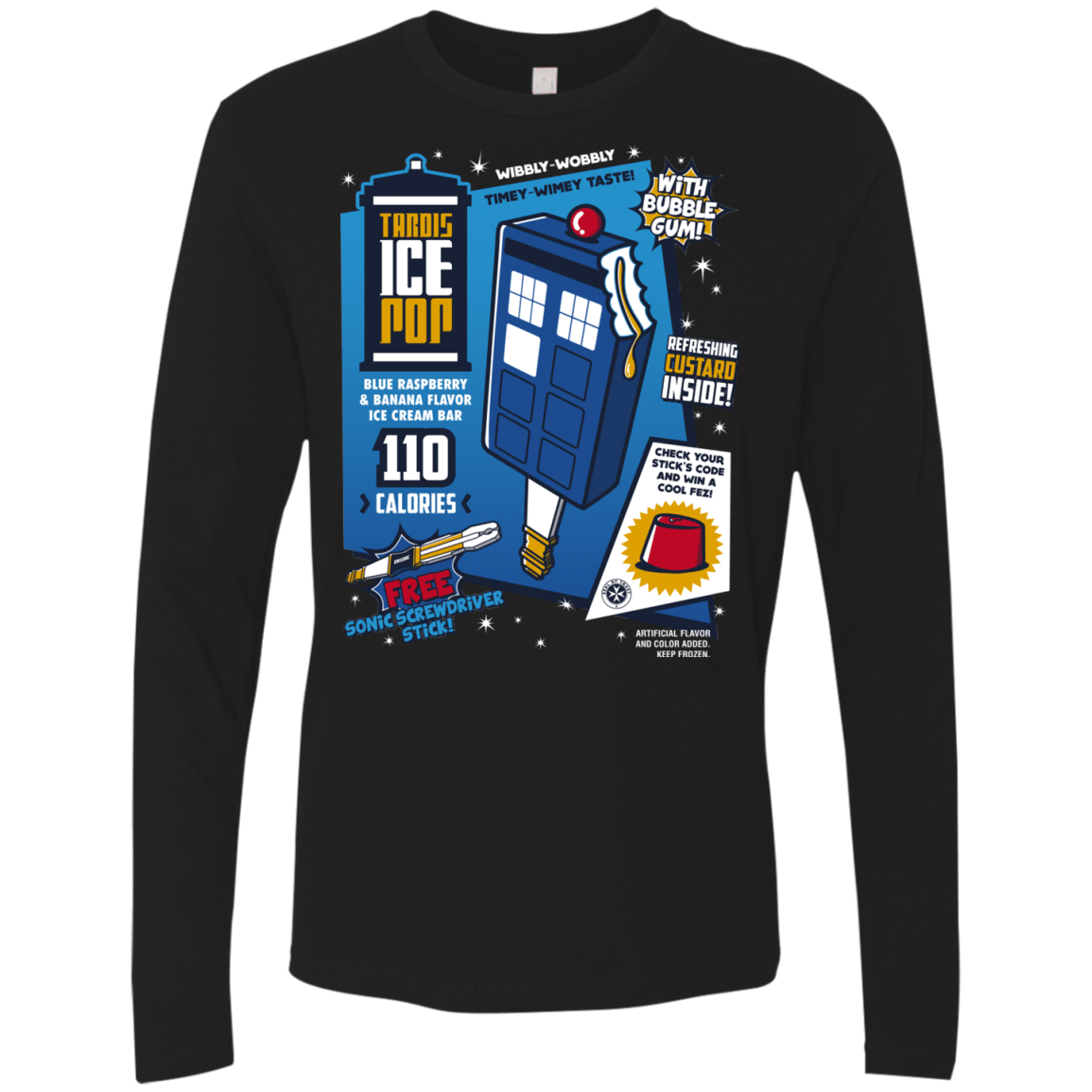 Tardis Ice Pop Men's Premium Long Sleeve