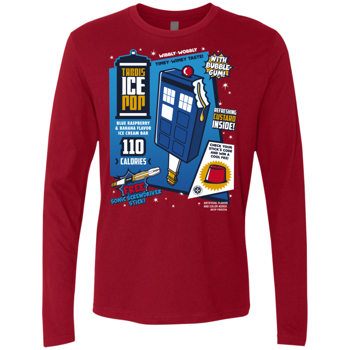 Tardis Ice Pop Men's Premium Long Sleeve