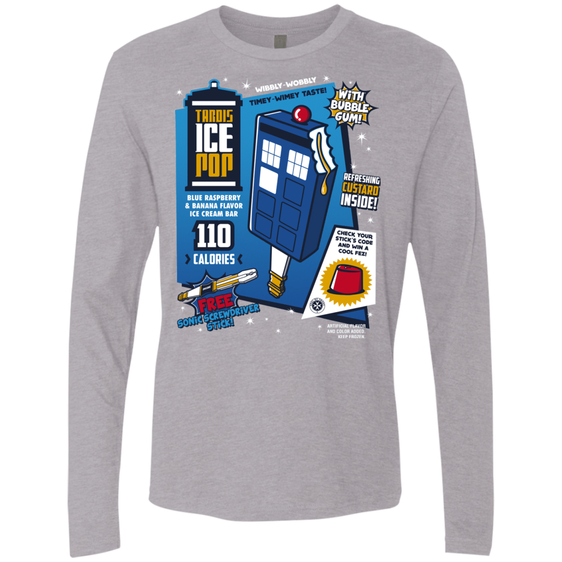 Tardis Ice Pop Men's Premium Long Sleeve