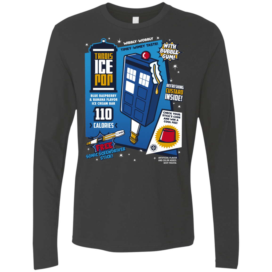 Tardis Ice Pop Men's Premium Long Sleeve