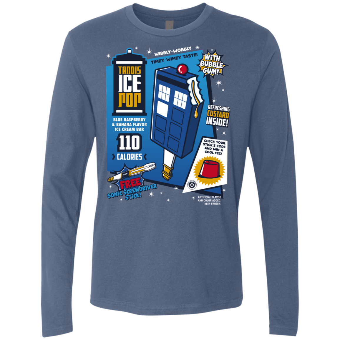 Tardis Ice Pop Men's Premium Long Sleeve
