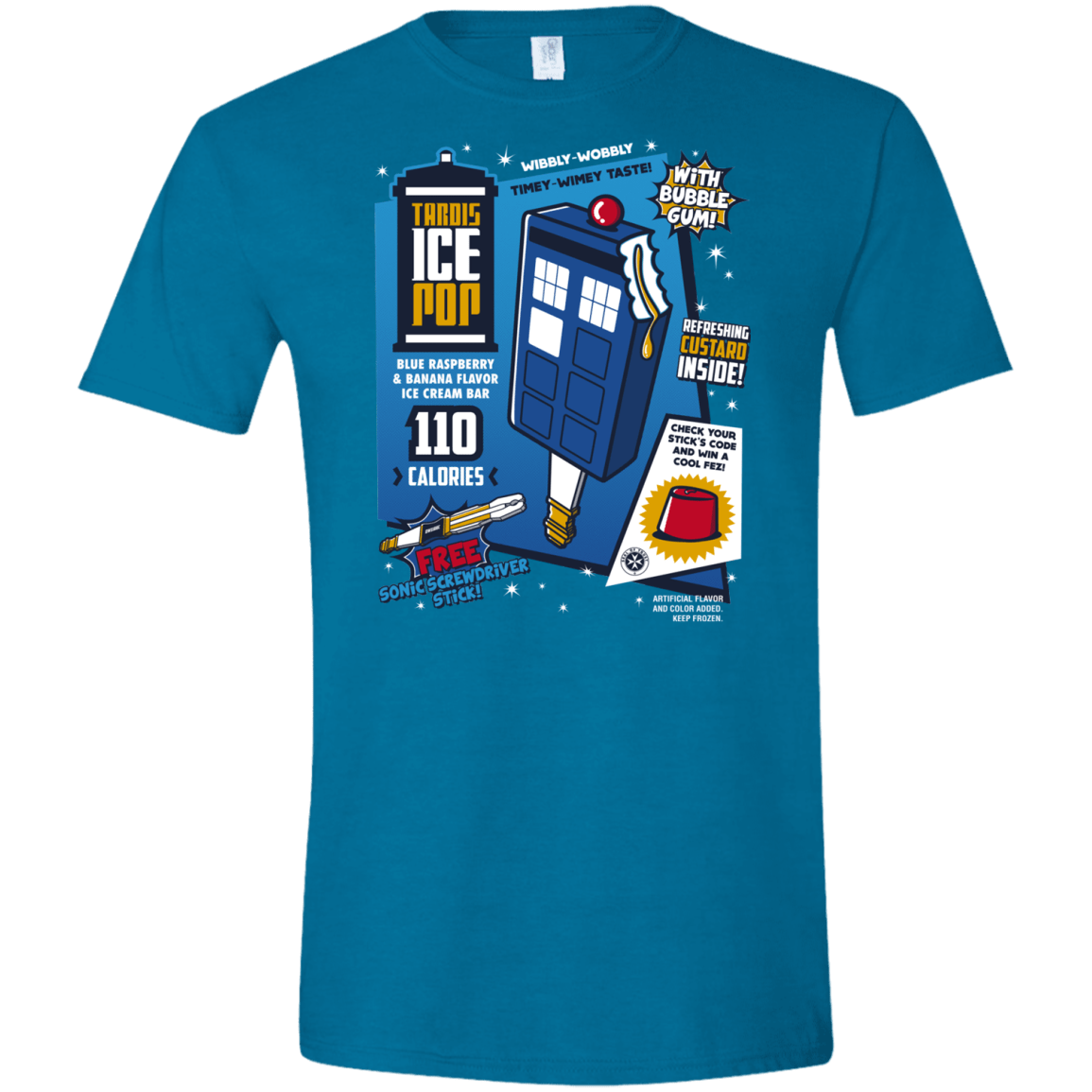 Tardis Ice Pop Men's Semi-Fitted Softstyle