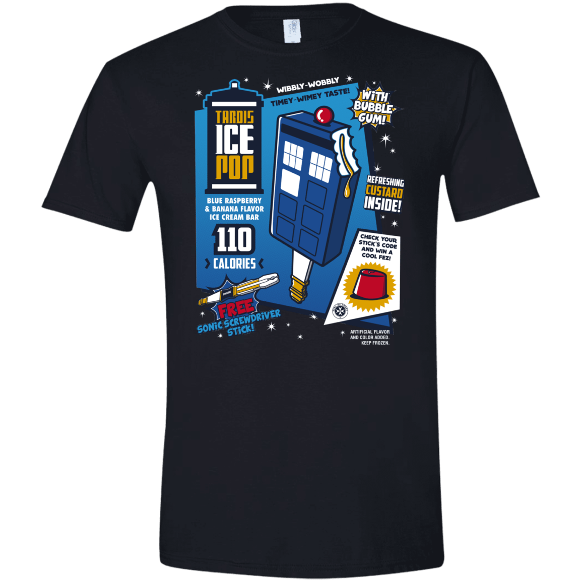 Tardis Ice Pop Men's Semi-Fitted Softstyle