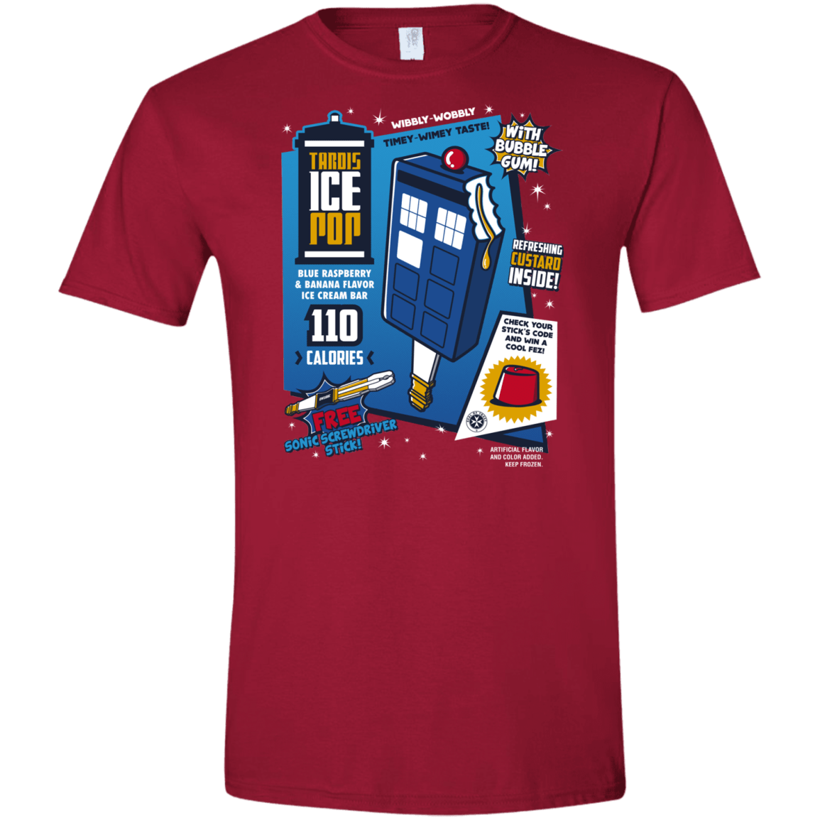 Tardis Ice Pop Men's Semi-Fitted Softstyle