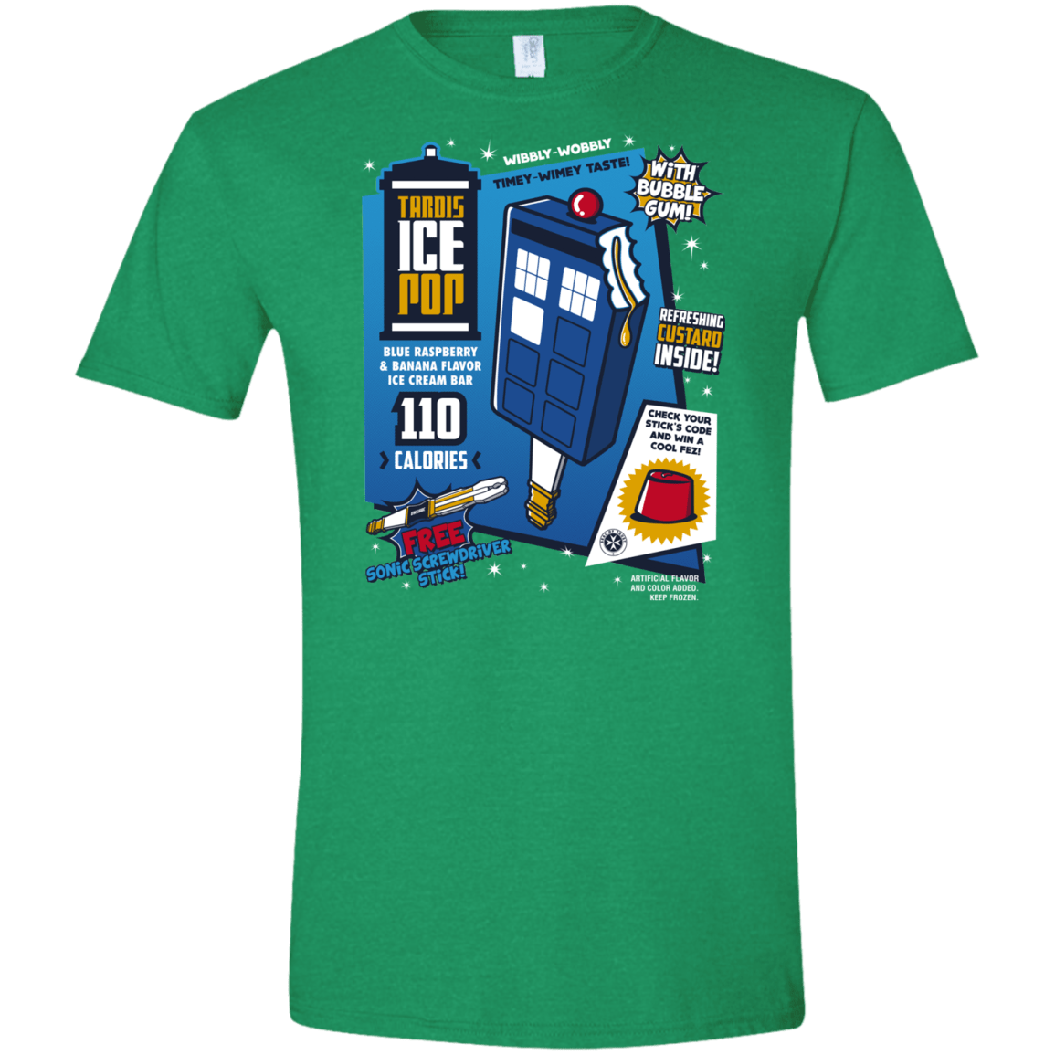 Tardis Ice Pop Men's Semi-Fitted Softstyle
