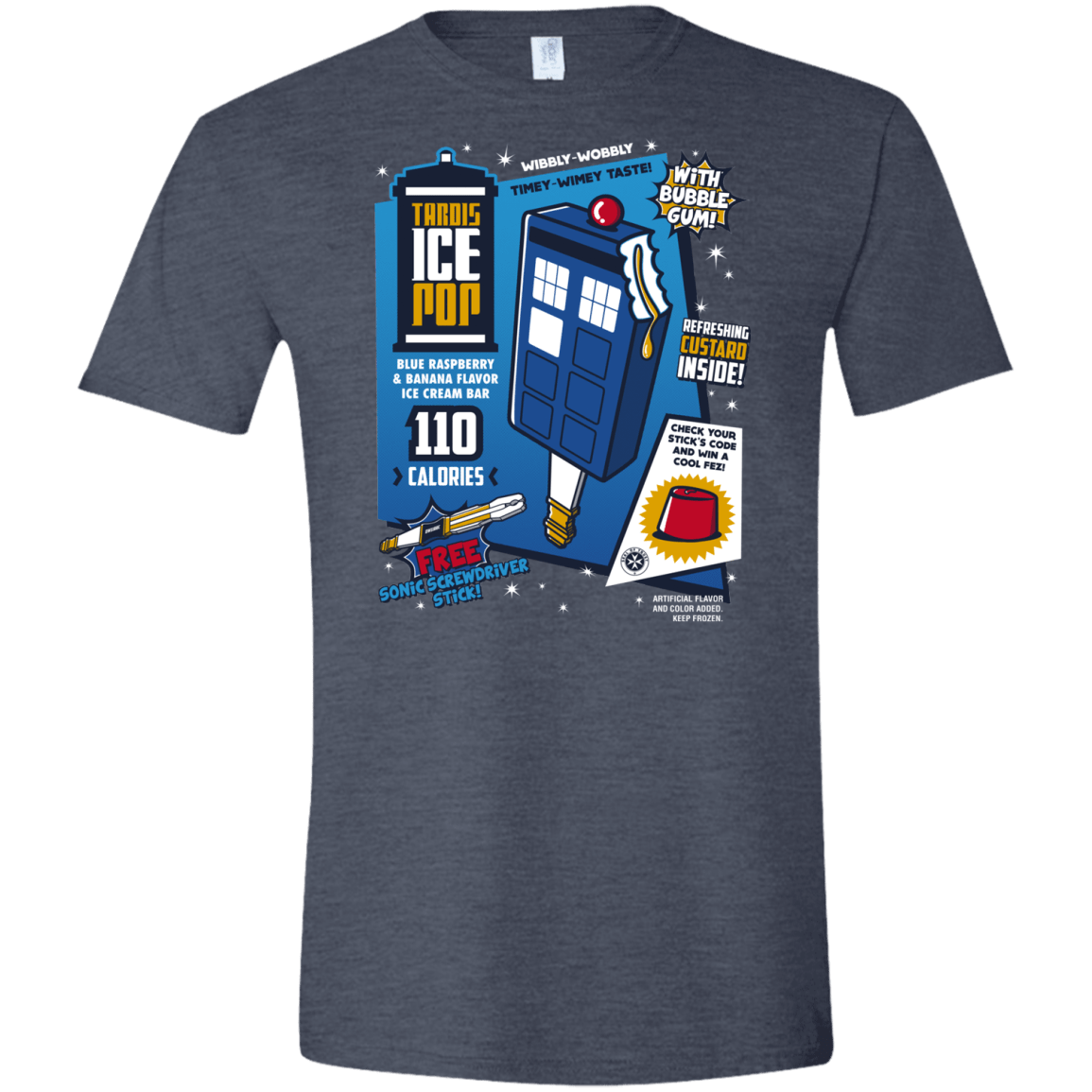 Tardis Ice Pop Men's Semi-Fitted Softstyle