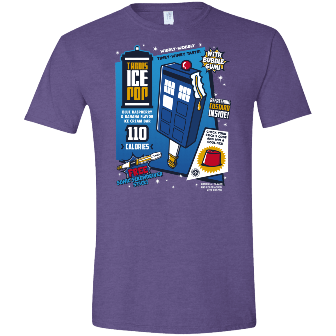 Tardis Ice Pop Men's Semi-Fitted Softstyle