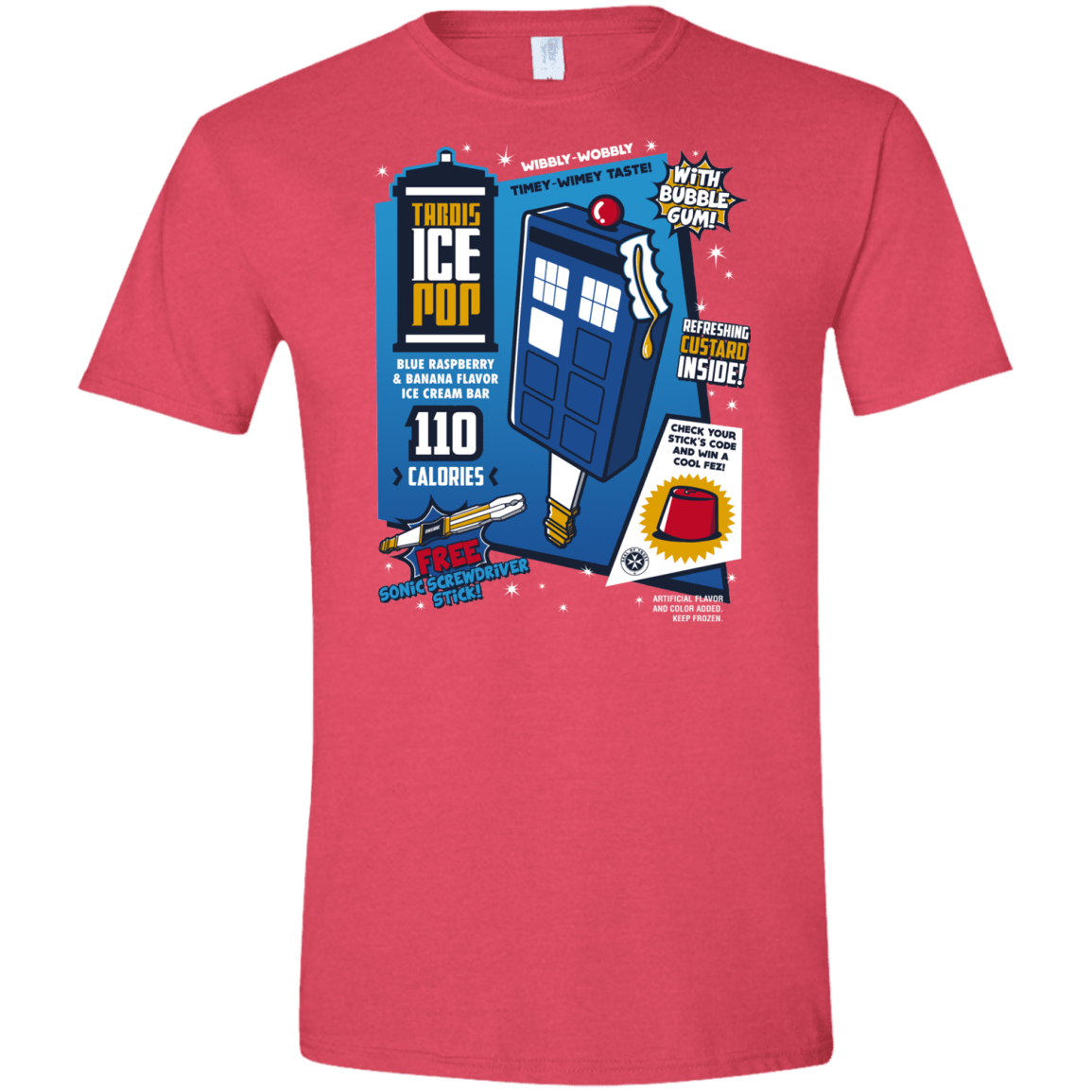 Tardis Ice Pop Men's Semi-Fitted Softstyle