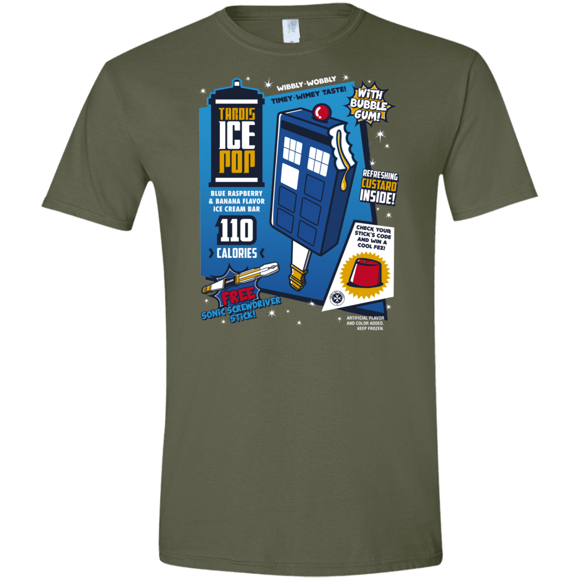Tardis Ice Pop Men's Semi-Fitted Softstyle