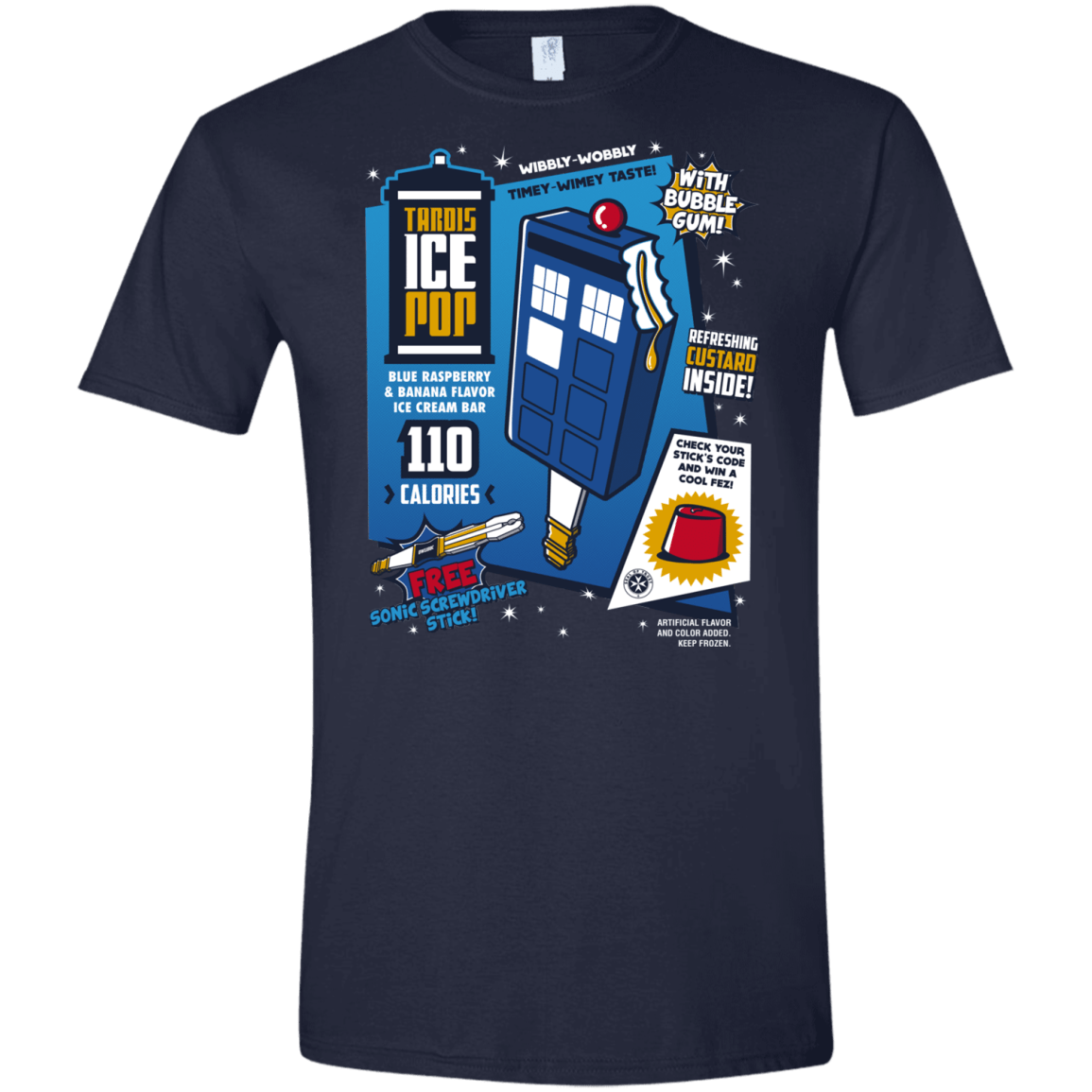 Tardis Ice Pop Men's Semi-Fitted Softstyle