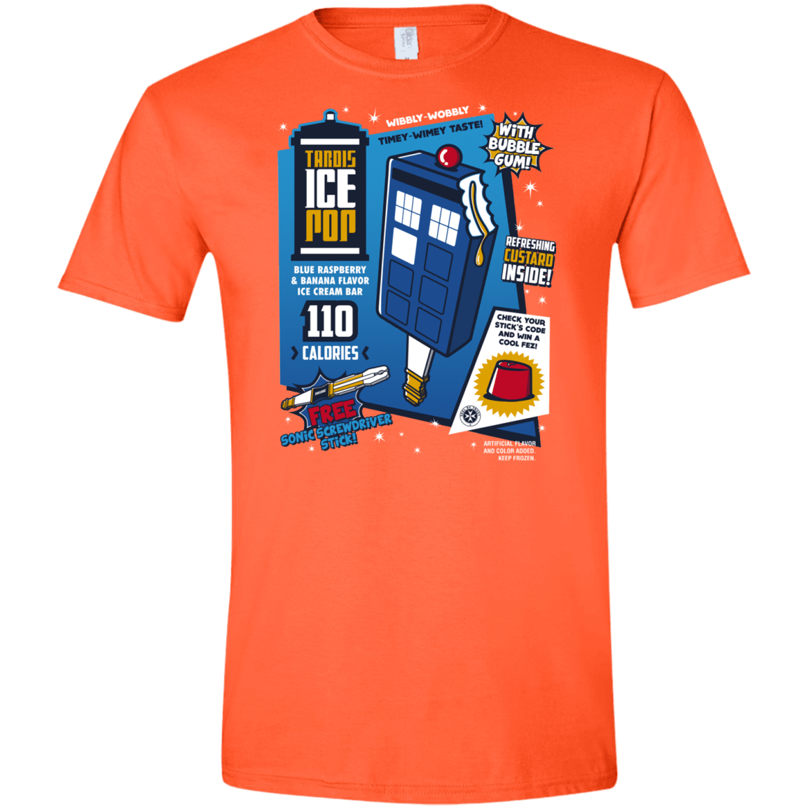 Tardis Ice Pop Men's Semi-Fitted Softstyle