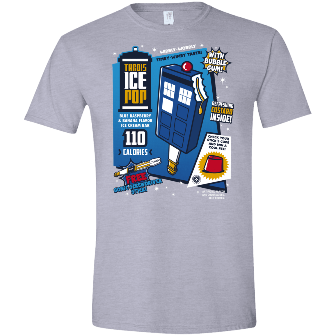 Tardis Ice Pop Men's Semi-Fitted Softstyle