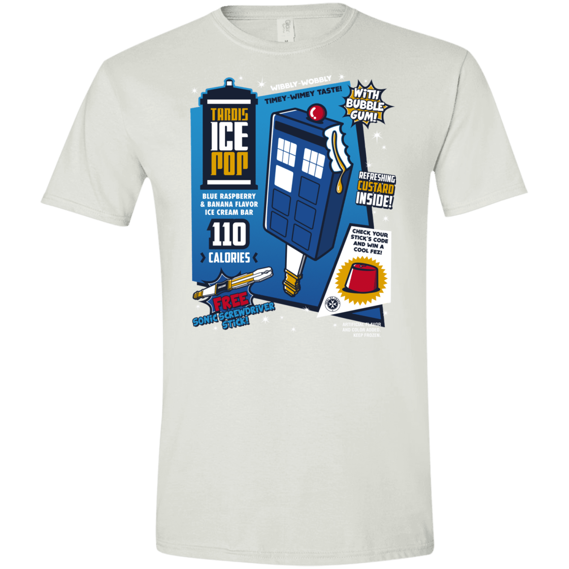 Tardis Ice Pop Men's Semi-Fitted Softstyle