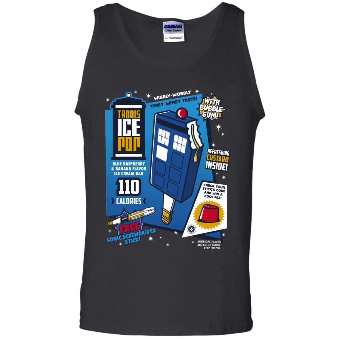 Tardis Ice Pop Men's Tank Top