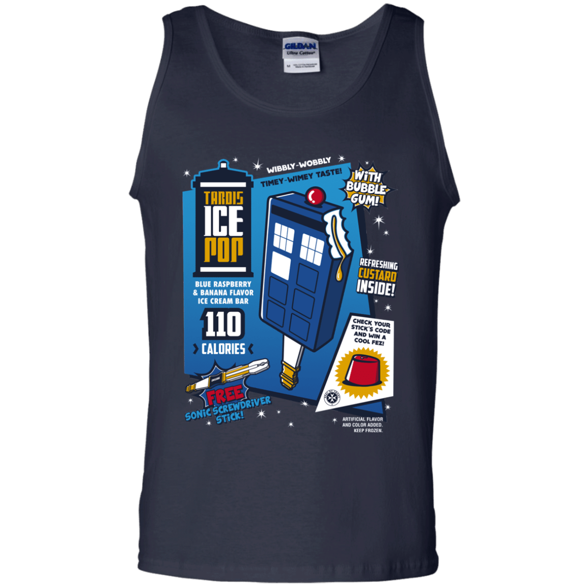 Tardis Ice Pop Men's Tank Top