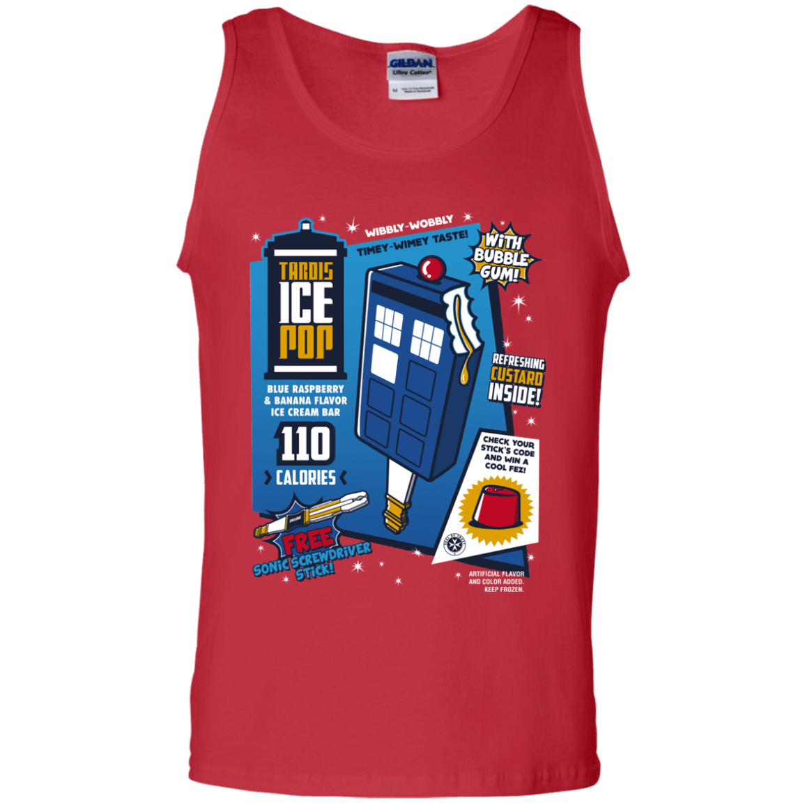 Tardis Ice Pop Men's Tank Top