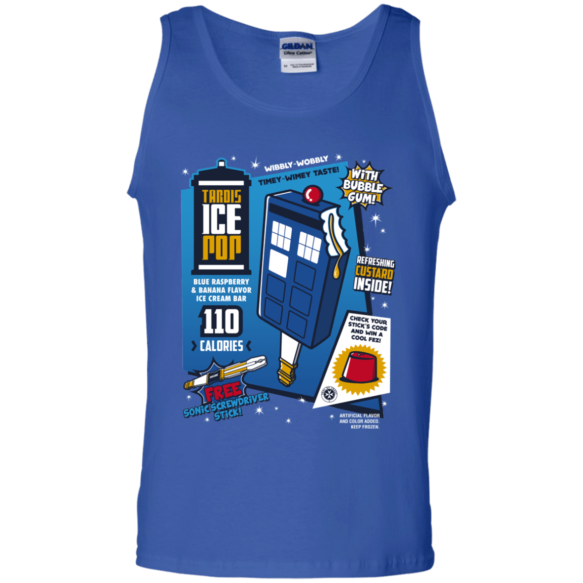 Tardis Ice Pop Men's Tank Top