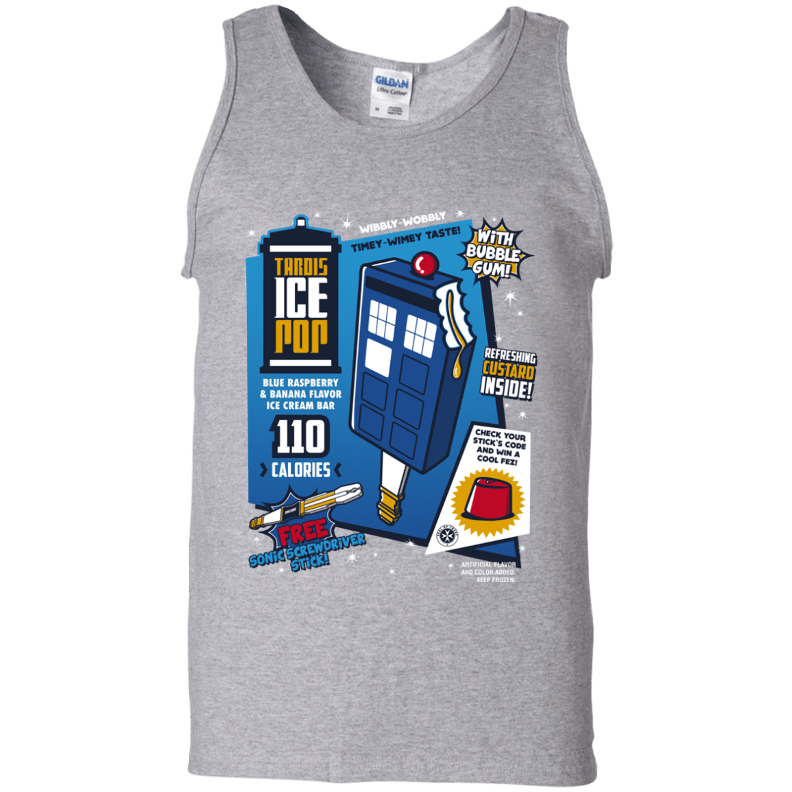 Tardis Ice Pop Men's Tank Top