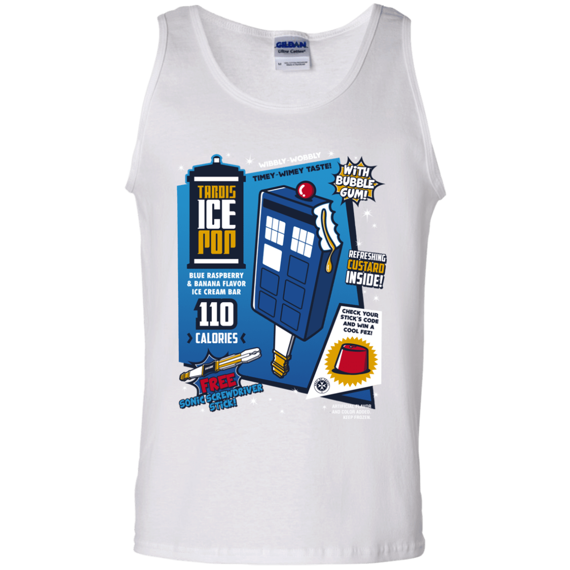 Tardis Ice Pop Men's Tank Top