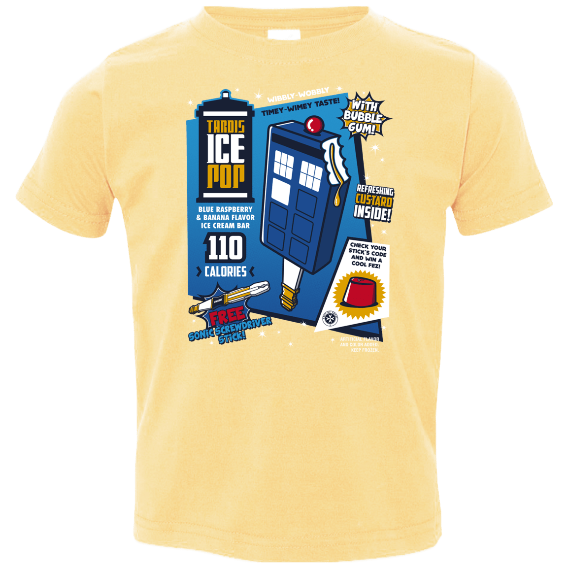 Tardis Ice Pop Toddler Premium T-Shirt