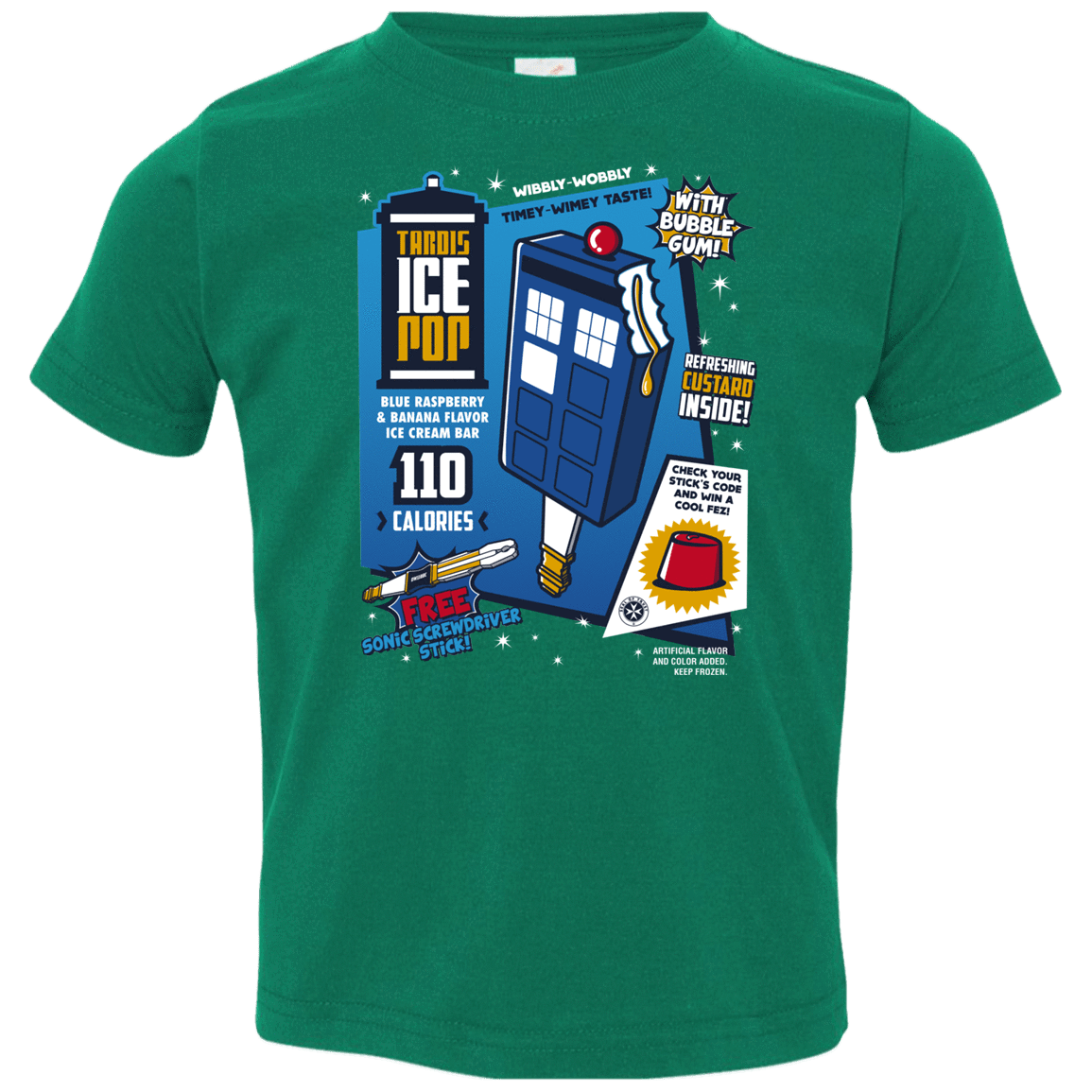 Tardis Ice Pop Toddler Premium T-Shirt