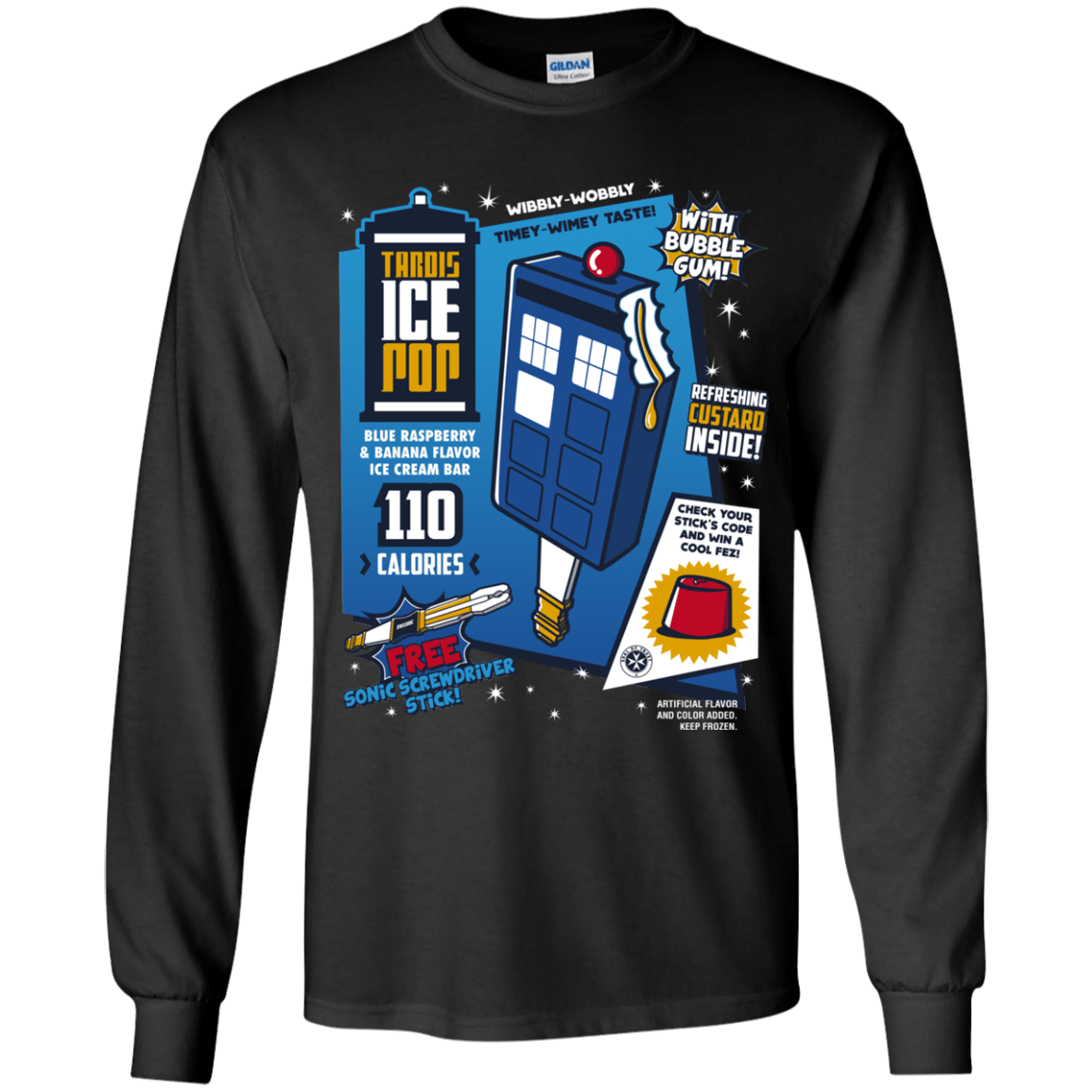 Tardis Ice Pop Youth Long Sleeve T-Shirt