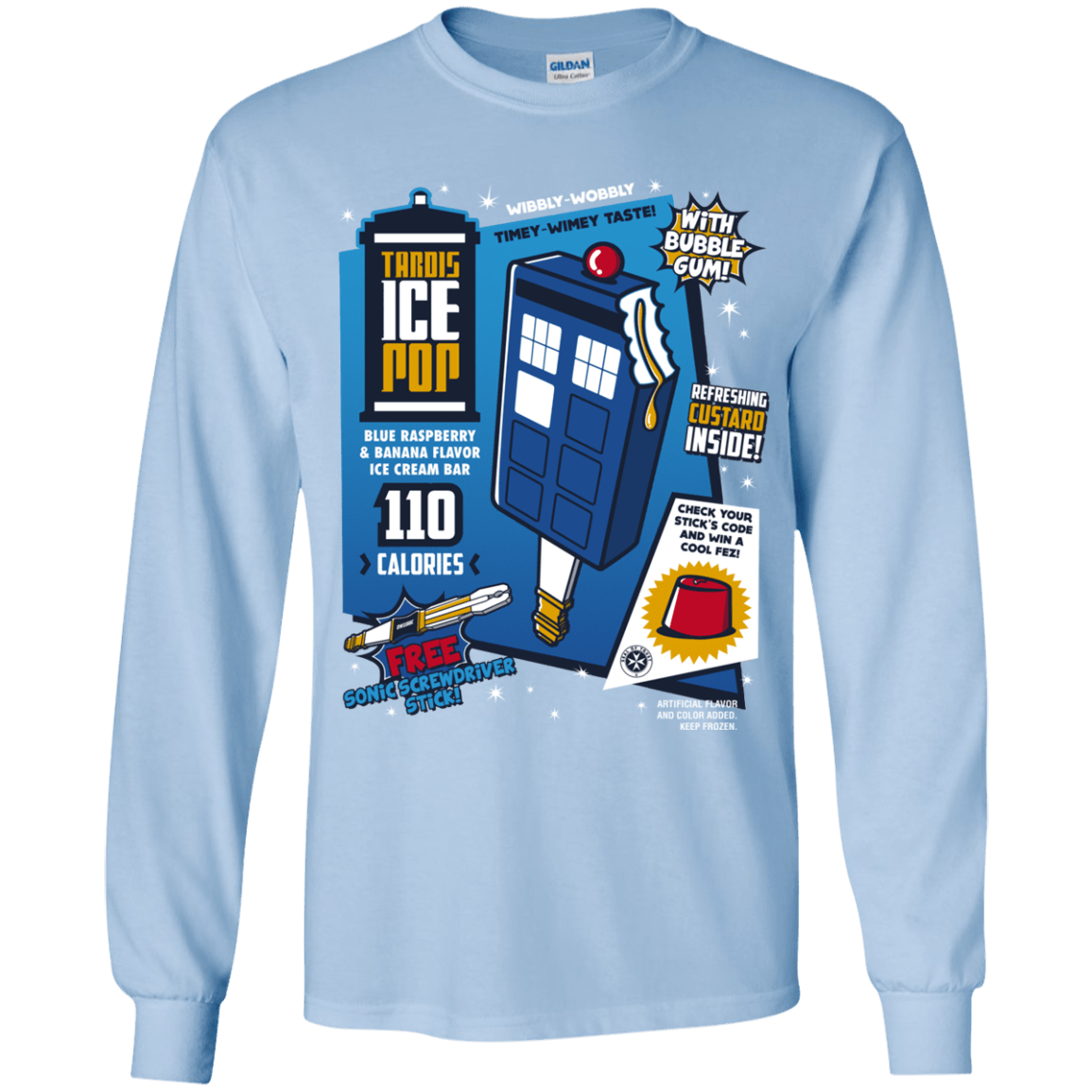 Tardis Ice Pop Youth Long Sleeve T-Shirt
