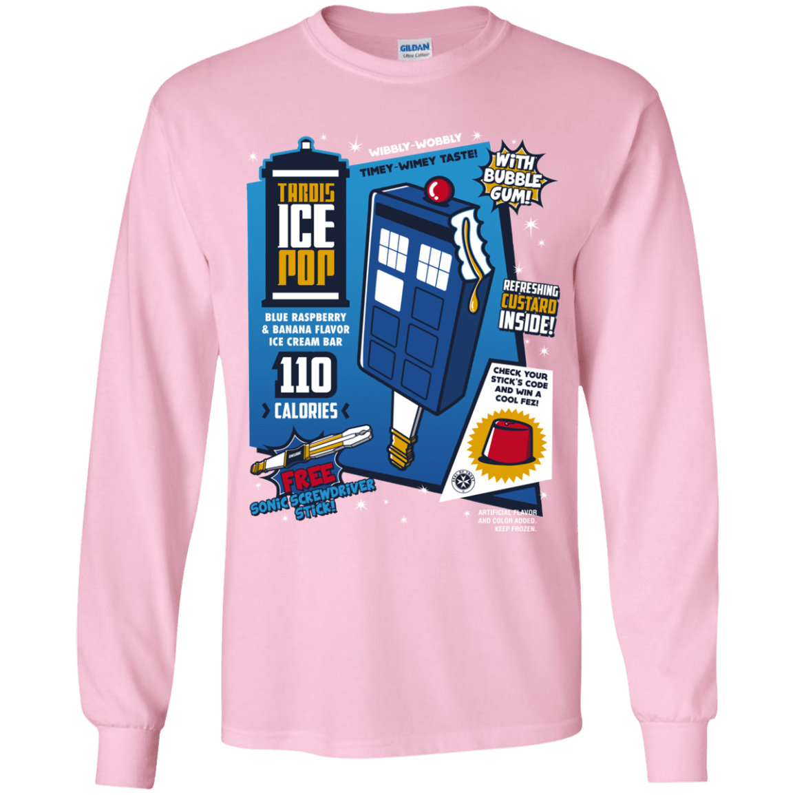 Tardis Ice Pop Youth Long Sleeve T-Shirt