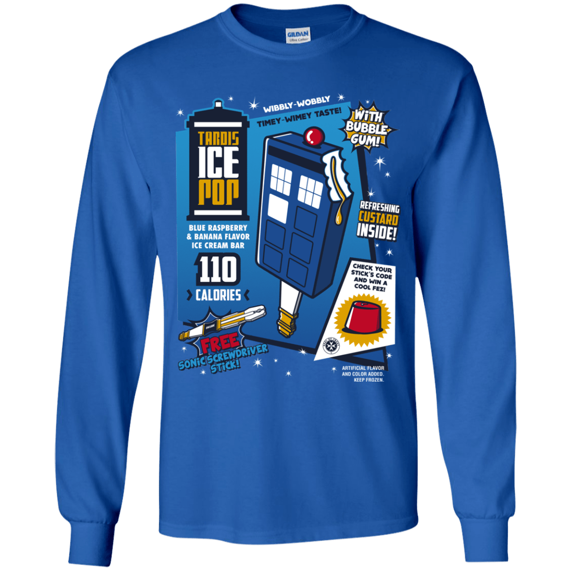 Tardis Ice Pop Youth Long Sleeve T-Shirt
