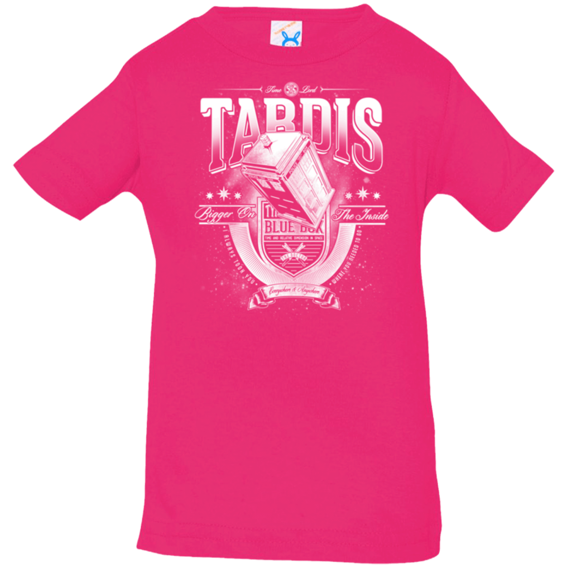 T-Shirts Hot Pink / 6 Months Tardis Infant Premium T-Shirt