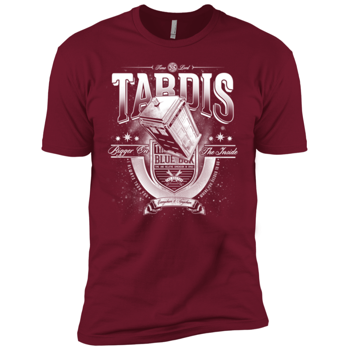 T-Shirts Cardinal / X-Small Tardis Men's Premium T-Shirt