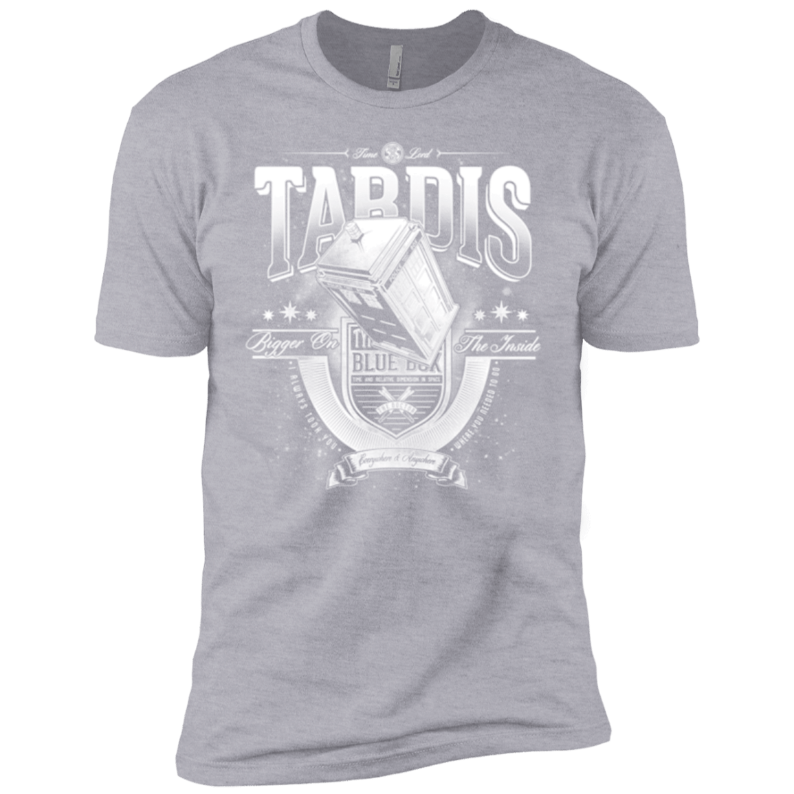 T-Shirts Heather Grey / X-Small Tardis Men's Premium T-Shirt