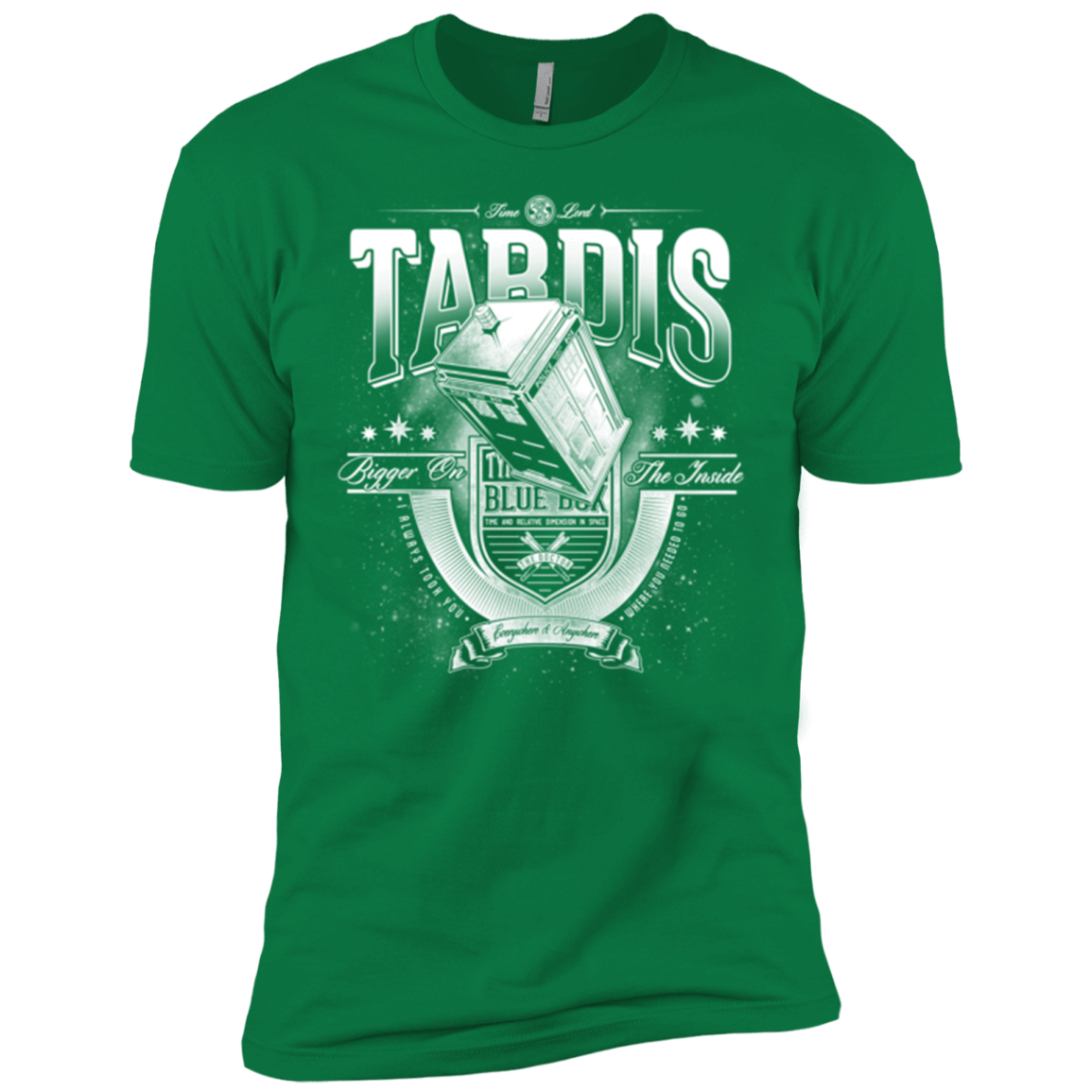 T-Shirts Kelly Green / X-Small Tardis Men's Premium T-Shirt