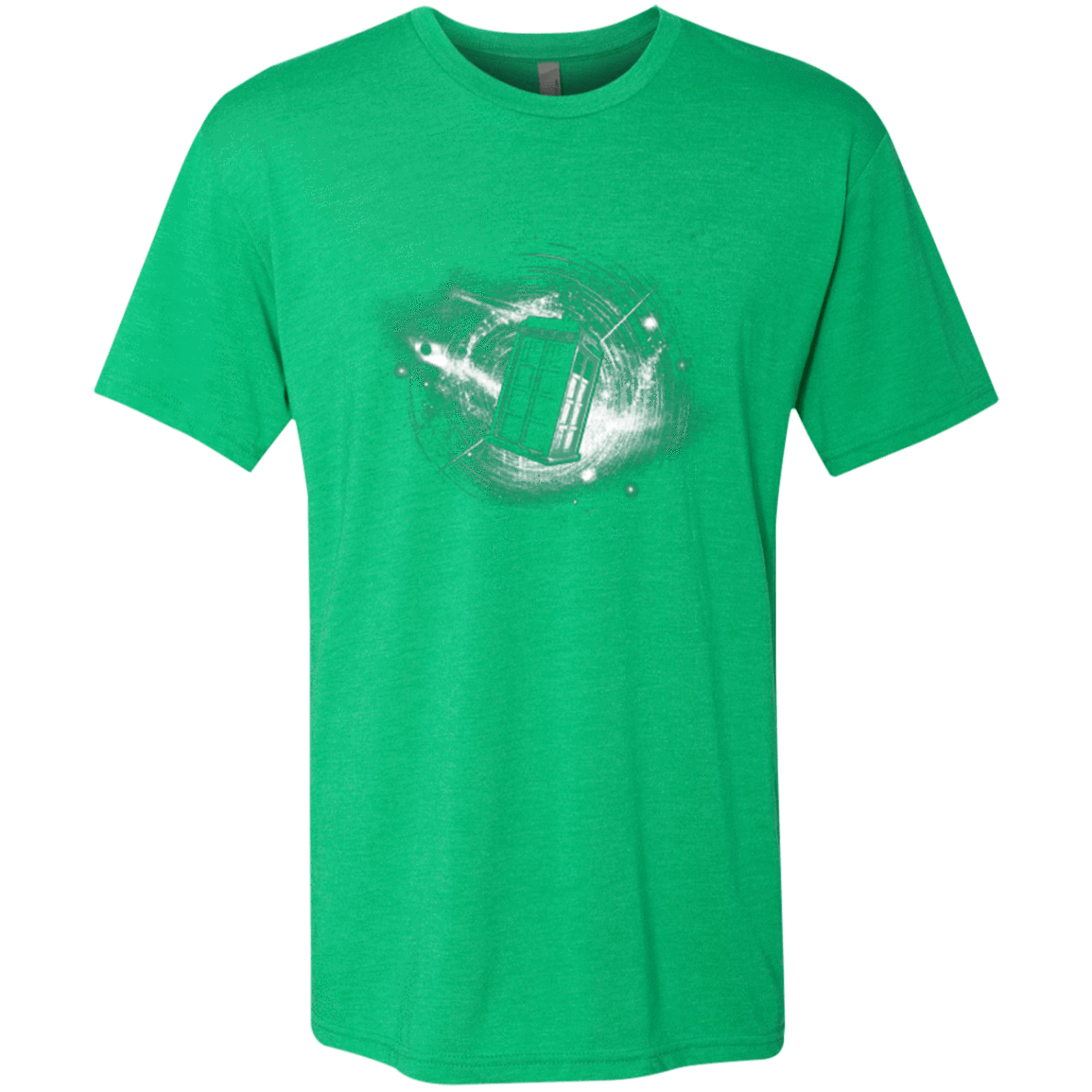 T-Shirts Envy / Small Tardis Men's Triblend T-Shirt