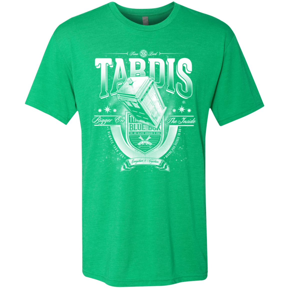 T-Shirts Envy / Small Tardis Men's Triblend T-Shirt