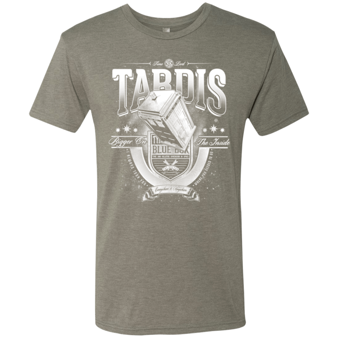 T-Shirts Venetian Grey / Small Tardis Men's Triblend T-Shirt