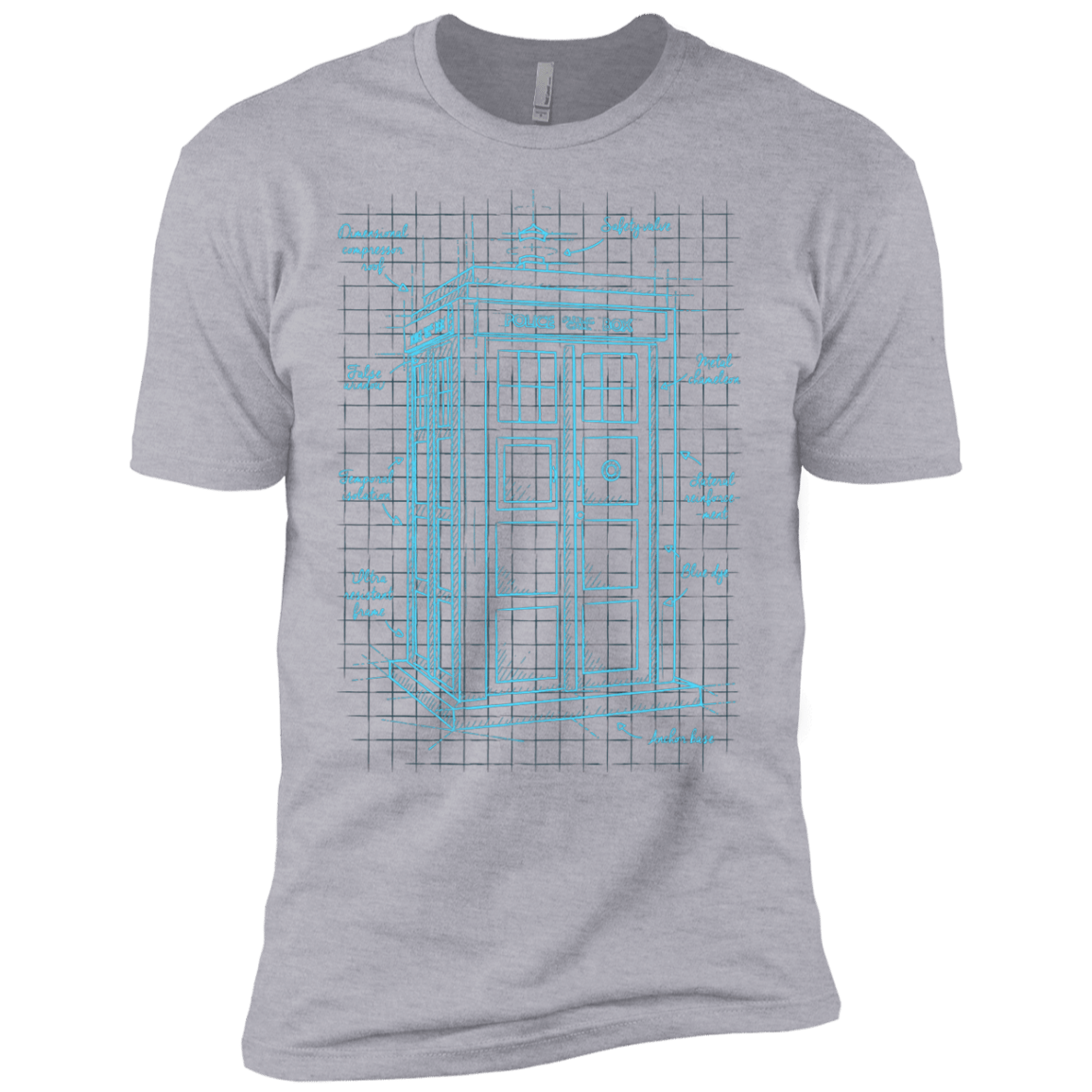 Tardis Plan Boys Premium T-Shirt