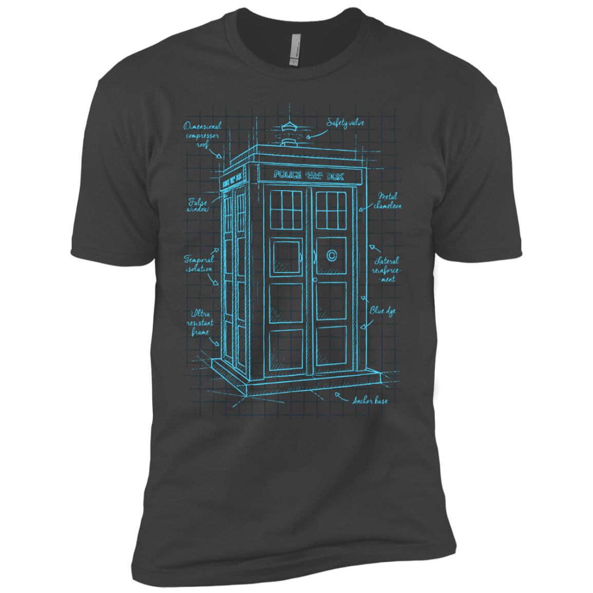 Tardis Plan Boys Premium T-Shirt