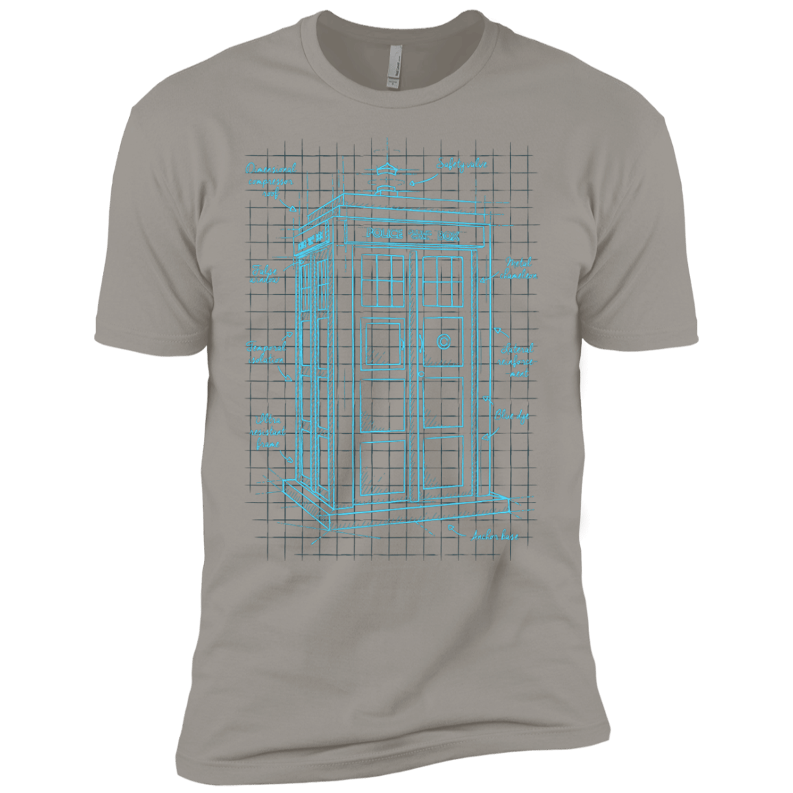 Tardis Plan Boys Premium T-Shirt