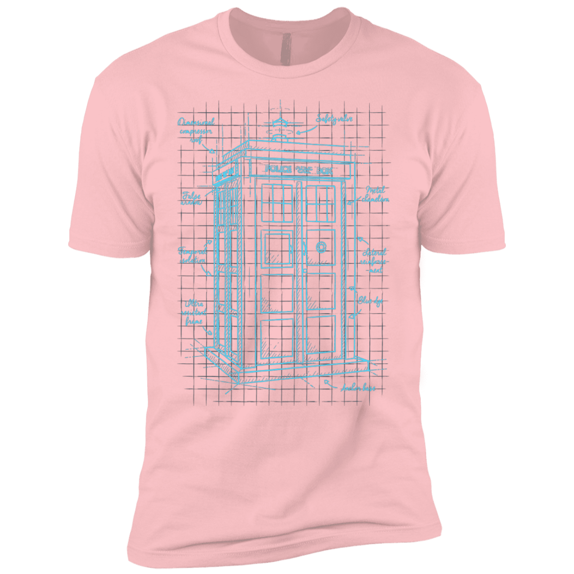 Tardis Plan Boys Premium T-Shirt