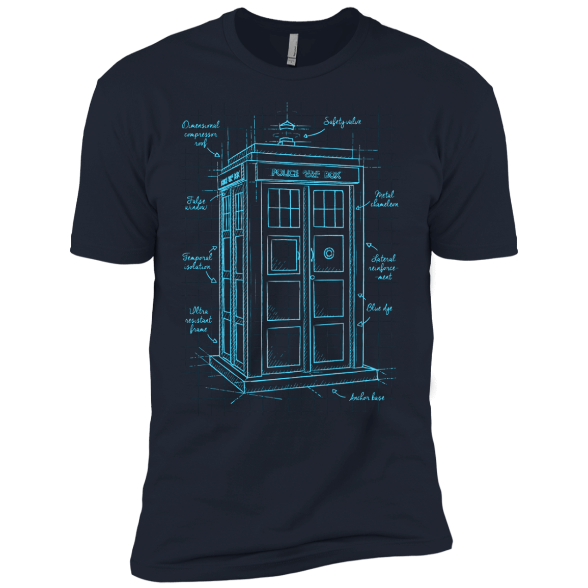 Tardis Plan Boys Premium T-Shirt