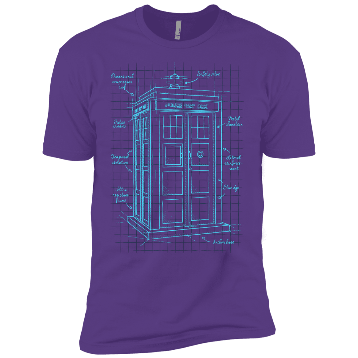 Tardis Plan Boys Premium T-Shirt